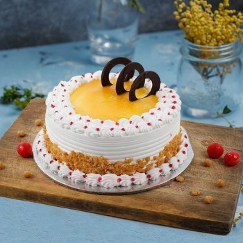 Butterscotch Eggless Cake