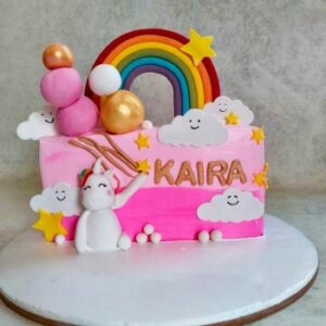 Strawberry Rainbow Cake