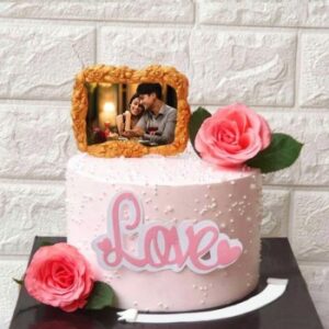 Photo Rose Cake