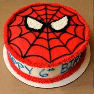 Spiderman Theme Cake