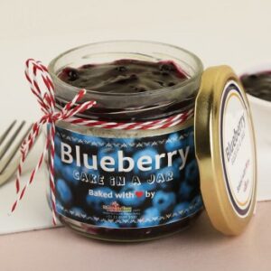 Blueberry Cake in a Jar