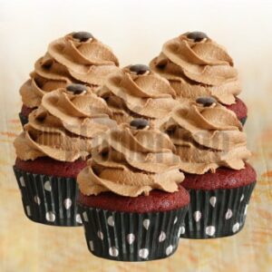 Red Velvet Chocochip Cupcakes