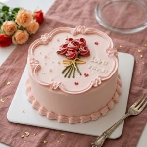 Floral Cake For Mom